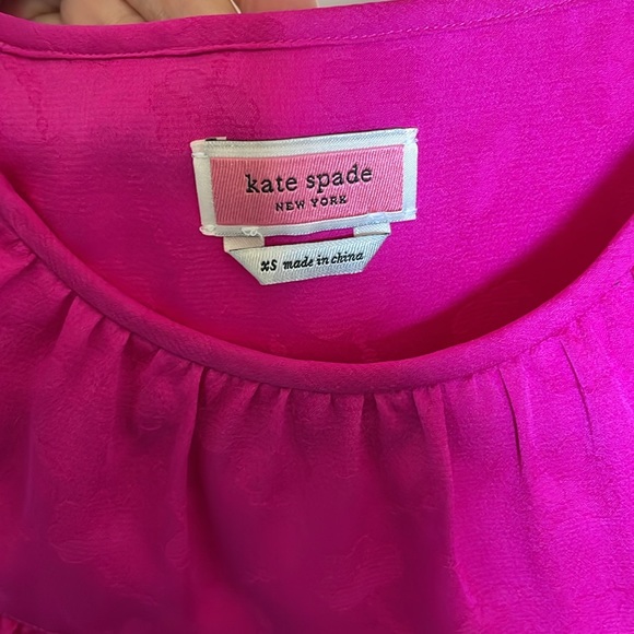 Kate Spade Solid Jacquard Top - Picture 9 of 11